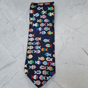 Patchwork Fish Tie